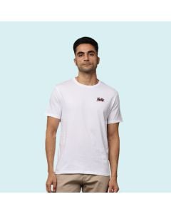 Greys&Blues Pima Round Neck T-Shirt-White SW