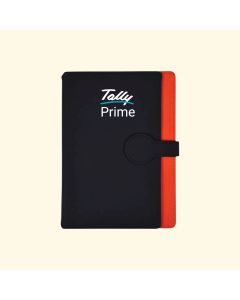 Element Notebook-Black with Red- A5- 96 Sheets