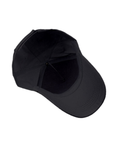 Generic Customized 5-Panel Cap-Black