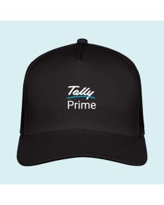 Generic Customized 5-Panel Cap-Black