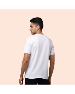 Greys&Blues Pima Round Neck T-Shirt-White