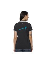 Allen Solly Polo T-shirt Women- Charcoal Grey SW