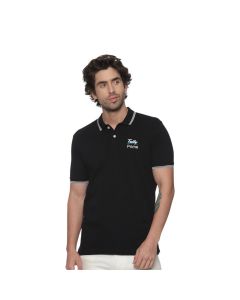 Allen Solly Polo T-shirt Men- Black SW