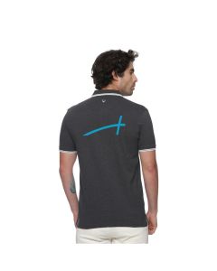 Allen Solly Polo T-shirt Men- Charcoal Grey SW