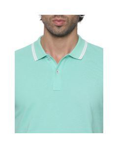 Allen Solly Polo T-shirt Men- Turquoise Green