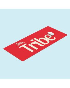 TallyTribe Large Desk Mat Red