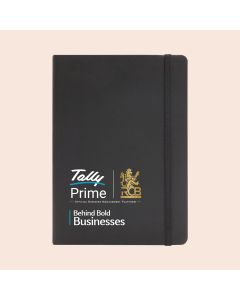 Fluct Journal A5 Notebook- Black BBB- 160 Pages