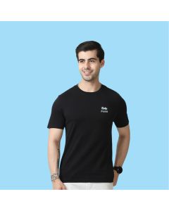 Marks & Spencer Round Neck T-shirt-Black