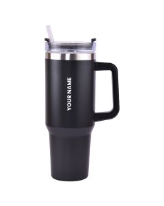 Hydra Stainless Steel Mug- Black- 1200ml